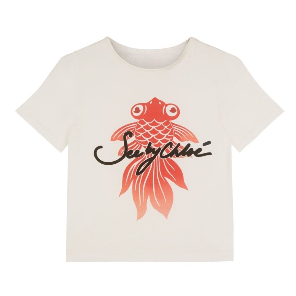 SEE BY CHLOÉ🖤 Goldfish tee